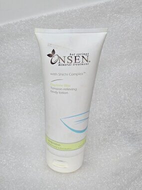 Onsen Daytime Bliss Tension Relieving Body Lotion 6.8 Oz Peppermint & Eucalyptus